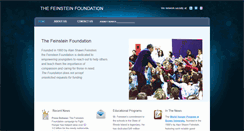 Desktop Screenshot of feinsteinfoundation.org